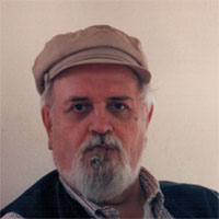 Haroldo de Campos beim VI. Internationalen Poesiefestival in Medellín 1996 (Foto: Delta-Archiv, Stuttgart)