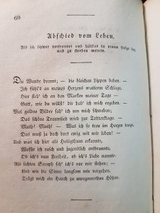 Seite aus "Leyer und Schwert" von Theodor Körner